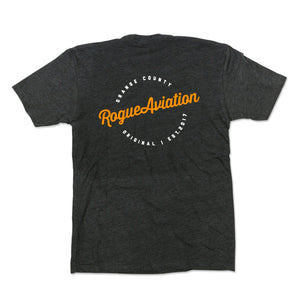 The Classic Rogue Aviation Logo Tee (Charcoal)