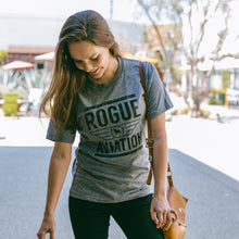 The Rogue Aviation Distressed Tee (Heather Grey)